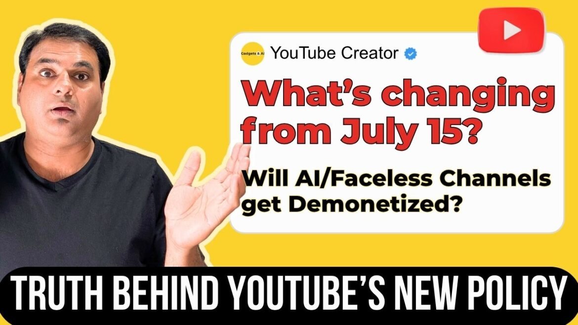 Youtube's monetization policy